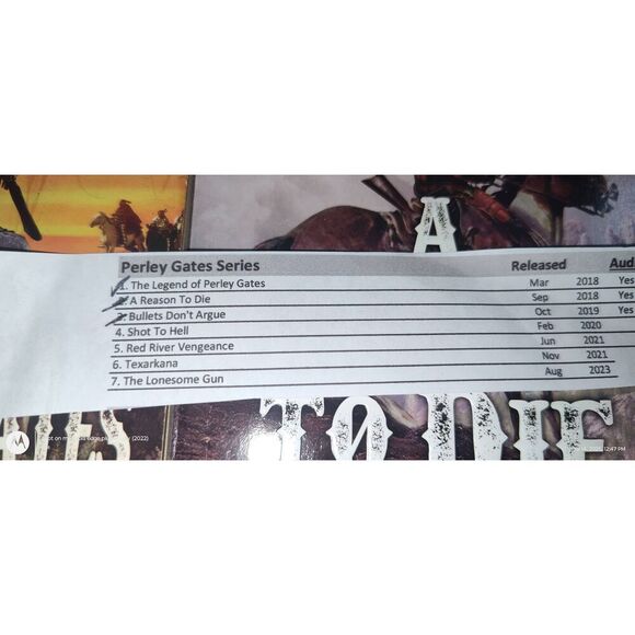 Perley Gates Series 3/7 Western William Johnstone paperback - Picture 6 of 6